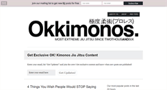 Desktop Screenshot of okkimonosblog.com